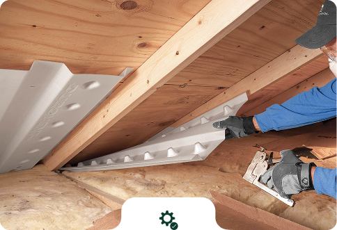 Attic insulation installation in Denver, CO home