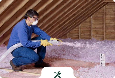 Blow-in attic insulation upgrade in Denver, CO